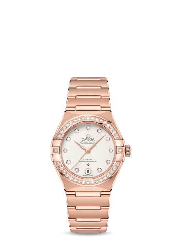 Omega Constellation Manhattan 29 Co-Axial Master Chronometer Sedna Gold / Silver / Diamond